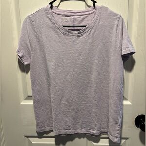 J. Crew Light Purple Short Sleeve Tee